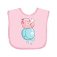 thumbnail image 1 of Inktastic Cute Axolotl Sitting on a Bubble Boys or Girls Baby Bib, 1 of 4