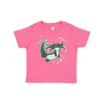 thumbnail image 1 of Inktastic Cute Axolotl Swimming with Bubbles Boys or Girls Baby T-Shirt, 1 of 5