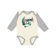 thumbnail image 1 of Inktastic Cute Axolotl Swimming with Bubbles Boys or Girls Long Sleeve Baby Bodysuit, 1 of 5