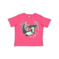 thumbnail image 1 of Inktastic Cute Axolotl Swimming with Bubbles Boys or Girls Toddler T-Shirt, 1 of 5