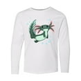 thumbnail image 1 of Inktastic Cute Axolotl Swimming with Bubbles Long Sleeve Youth T-Shirt, 1 of 5