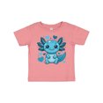 thumbnail image 1 of Inktastic Cute Axolotl with Hearts and Stars Boys or Girls Baby T-Shirt, 1 of 5