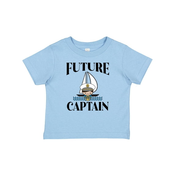 Inktastic Cute Baby Boy Sailing Captain Boys Baby T-Shirt