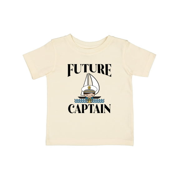 Inktastic Cute Baby Boy Sailing Captain Boys Baby T-Shirt