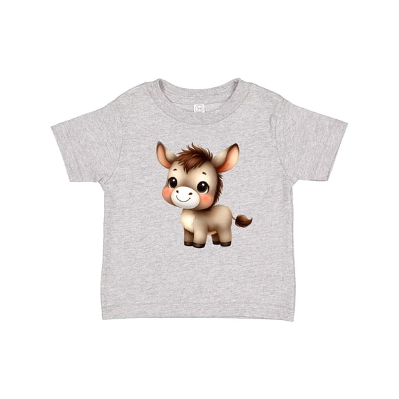 Inktastic Cute Baby Donkey Boys or Girls Baby T-Shirt