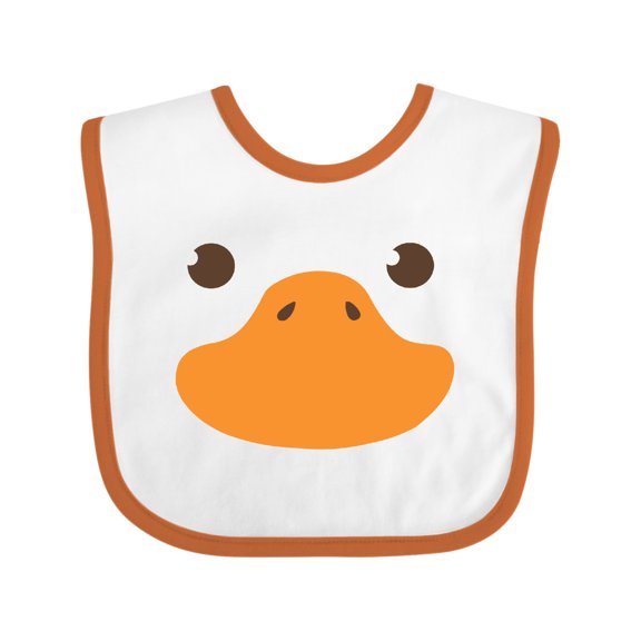 Inktastic Cute Baby Duck Face Boys or Girls Baby Bib