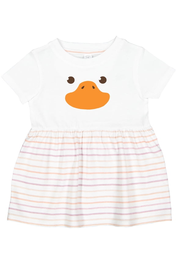 Cute Baby Duck Face Girls Baby Dress