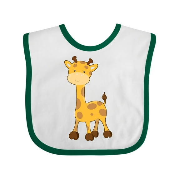 Inktastic Cute Baby Giraffe Boys or Girls Baby Bib