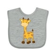 thumbnail image 1 of Inktastic Cute Baby Giraffe Boys or Girls Baby Bib, 1 of 4