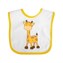 Inktastic Cute Baby Giraffe Boys or Girls Baby Bib