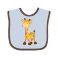 thumbnail image 1 of Inktastic Cute Baby Giraffe Boys or Girls Baby Bib, 1 of 4