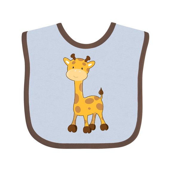 Inktastic Cute Baby Giraffe Boys or Girls Baby Bib