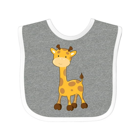Inktastic Cute Baby Giraffe Boys or Girls Baby Bib