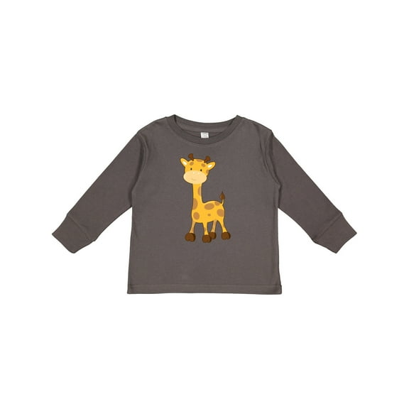 Inktastic Cute Baby Giraffe Boys or Girls Long Sleeve Toddler T-Shirt