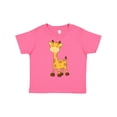 thumbnail image 1 of Inktastic Cute Baby Giraffe Boys or Girls Toddler T-Shirt, 1 of 5