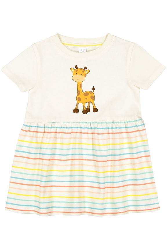 Cute Baby Giraffe Girls Baby Dress