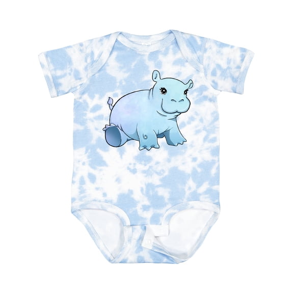 Inktastic Cute Baby Hippo Boys or Girls Baby Bodysuit