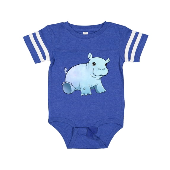 Inktastic Cute Baby Hippo Boys or Girls Baby Bodysuit