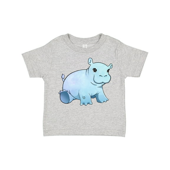 Inktastic Cute Baby Hippo Boys or Girls Toddler T-Shirt