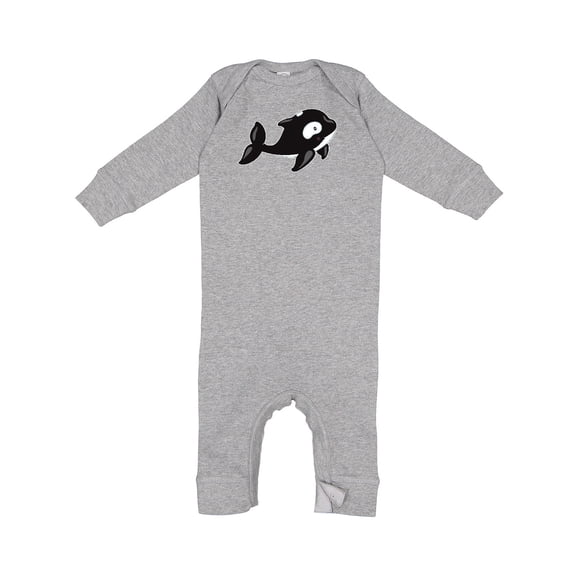 Inktastic Cute Baby Orca Baby Romper Coveralls