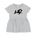 thumbnail image 1 of Inktastic Cute Baby Orca Girls Baby Dress, 1 of 5