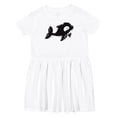 thumbnail image 1 of Inktastic Cute Baby Orca Girls Toddler Dress, 1 of 5