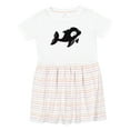 thumbnail image 1 of Inktastic Cute Baby Orca Girls Toddler Dress, 1 of 5
