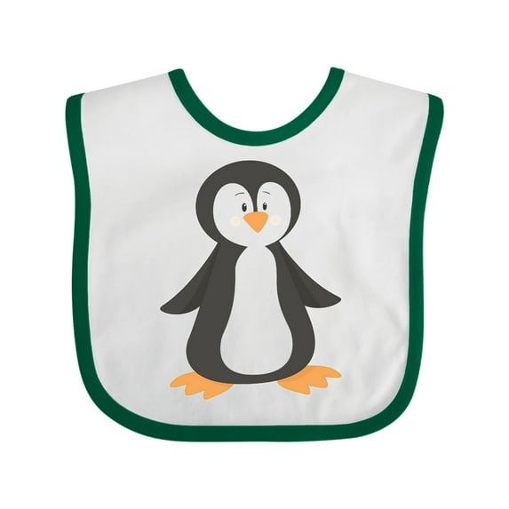Inktastic Cute Baby Penguin Boys or Girls Baby Bib