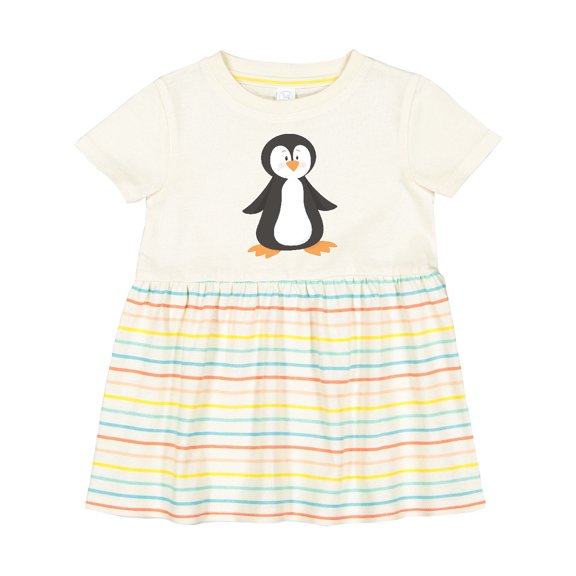 Inktastic Cute Baby Penguin Girls Baby Dress