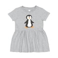 thumbnail image 1 of Inktastic Cute Baby Penguin Girls Baby Dress, 1 of 5