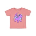 thumbnail image 1 of Inktastic Cute Baby Purple Dragon Boys or Girls Baby T-Shirt, 1 of 5