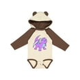 thumbnail image 1 of Inktastic Cute Baby Purple Dragon Boys or Girls Long Sleeve Baby Bodysuit, 1 of 5