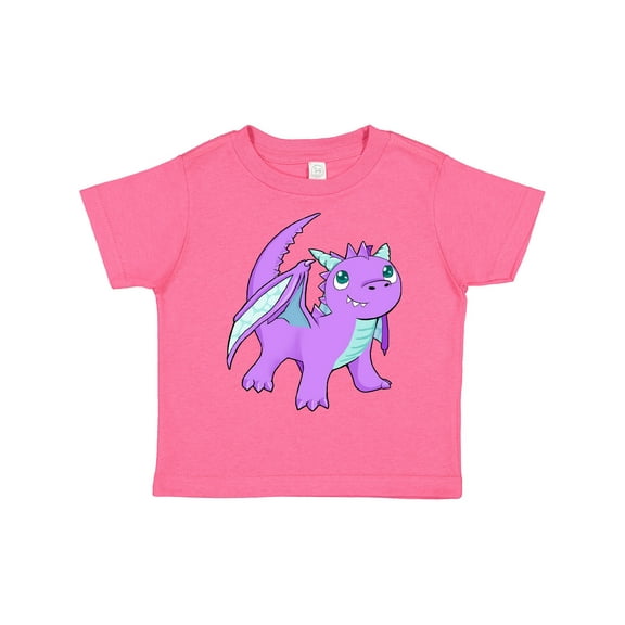 Inktastic Cute Baby Purple Dragon Boys or Girls Toddler T-Shirt