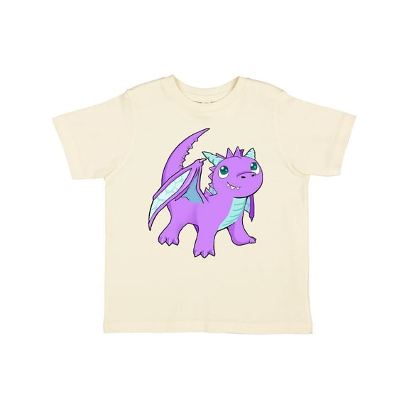Inktastic Cute Baby Purple Dragon Boys or Girls Toddler T-Shirt