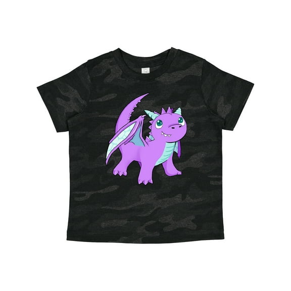Inktastic Cute Baby Purple Dragon Boys or Girls Toddler T-Shirt