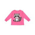 thumbnail image 1 of Inktastic Cute Baby Raccoon Boys or Girls Long Sleeve Toddler T-Shirt, 1 of 5
