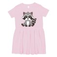 thumbnail image 1 of Inktastic Cute Baby Raccoon Girls Toddler Dress, 1 of 5