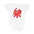 thumbnail image 1 of Inktastic Cute Baby Red Dragon Boys or Girls Baby Bodysuit, 1 of 5