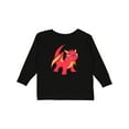 thumbnail image 1 of Inktastic Cute Baby Red Dragon Boys or Girls Long Sleeve Toddler T-Shirt, 1 of 5
