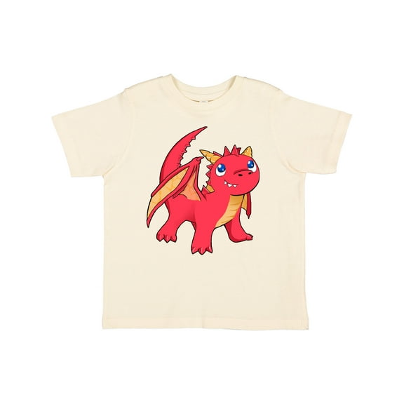 Inktastic Cute Baby Red Dragon Boys or Girls Toddler T-Shirt