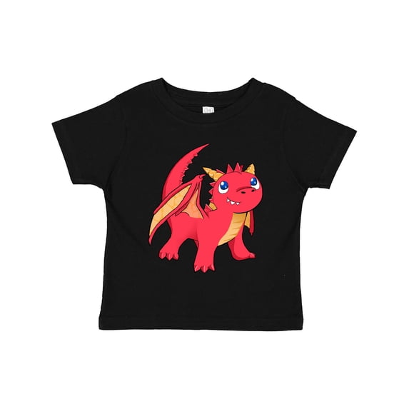 Inktastic Cute Baby Red Dragon Boys or Girls Toddler T-Shirt