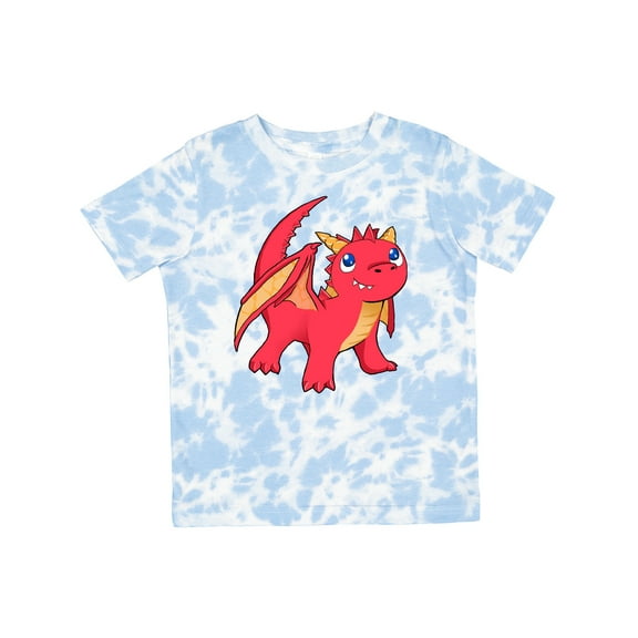 Inktastic Cute Baby Red Dragon Boys or Girls Toddler T-Shirt