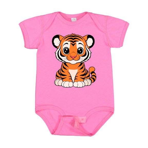 Inktastic Cute Baby Tiger Boys or Girls Baby Bodysuit