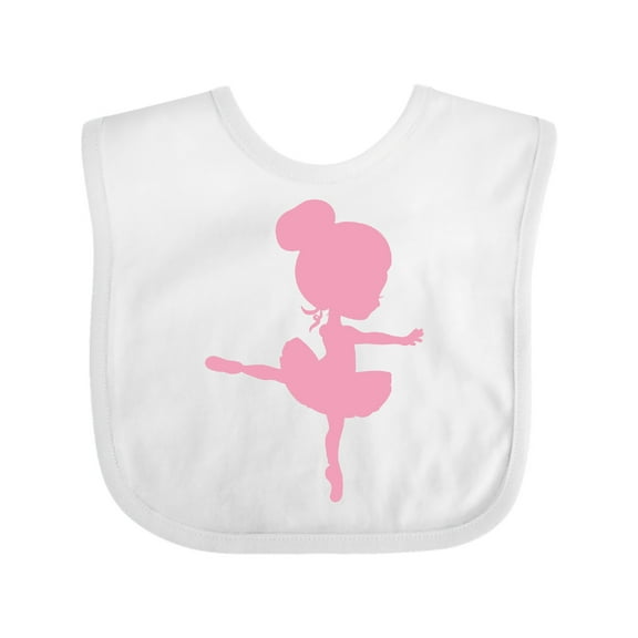 Inktastic Cute Ballerina Girls Baby Bib