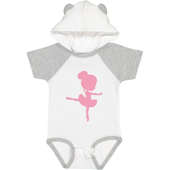 Inktastic Cute Ballerina Girls Baby Bodysuit