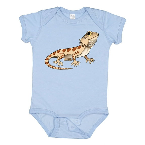 Inktastic Cute Bearded Dragon Boys or Girls Baby Bodysuit