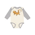 thumbnail image 1 of Inktastic Cute Bearded Dragon Boys or Girls Long Sleeve Baby Bodysuit, 1 of 5