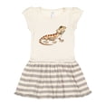 thumbnail image 1 of Inktastic Cute Bearded Dragon Gift Toddler Girl Dress, 1 of 4