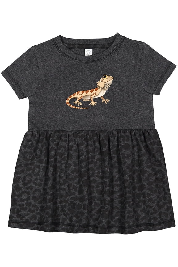 Cute Bearded Dragon Girls Baby Dress