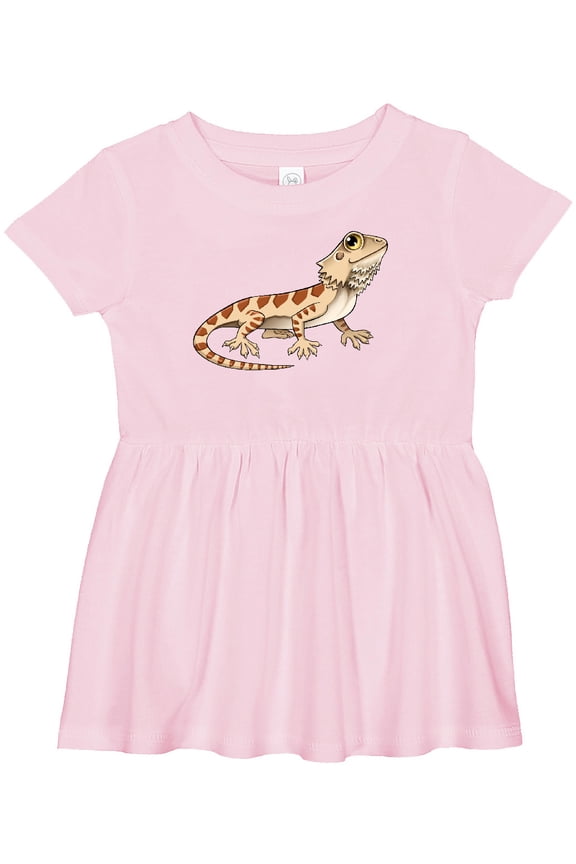 Cute Bearded Dragon Girls Baby Dress